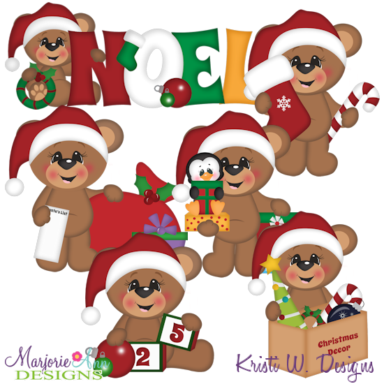 Benny's First Christmas SVG Cutting Files Includes Clipart - Click Image to Close